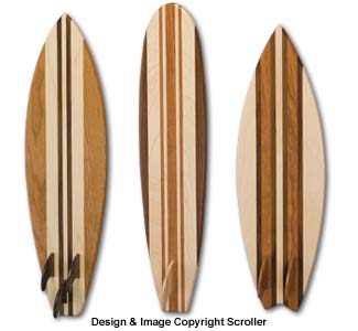 Surfboard Wall Art Design Patterns - The Winfield Collection