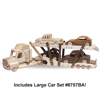 Car Carrier Truck and Trailer Pattern