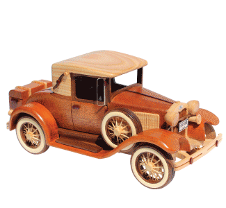 1930 Model A Ford Sport Coupe Design Pattern