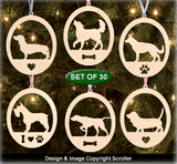 Canine Collection Ornament Pattern Set - Downloadable