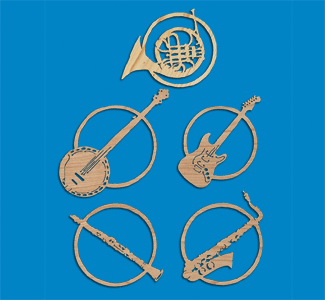 Sounds of the Season Ornaments Project Patterns