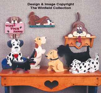 15 Country Dawgs Woodcraft Pattern(F)