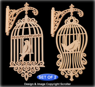 Vintage Hanging Birdcage Pattern Set #1 - The Winfield Collection