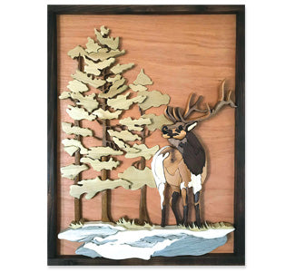 Wilderness Elk Intarsia Design Pattern - The Winfield Collection