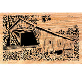 Covered Bridge #2 Scrolled Art Design Pattern