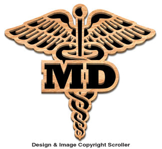MD Caduceus Pattern - The Winfield Collection