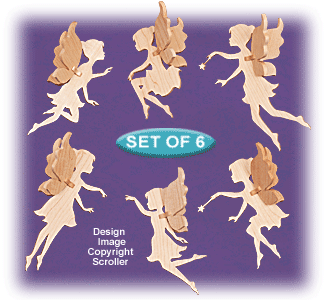 Slotted Garden Fairies Pattern - The Winfield Collection