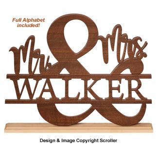 Mr & Mrs Mantel Sitter Pattern