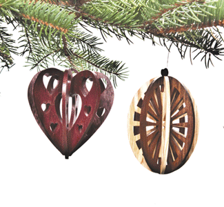 Set of 7 Double 3D Ornaments Project Patterns