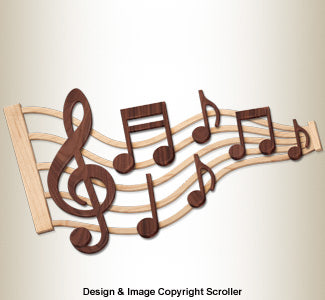 Music Note Wall Art Pattern - The Winfield Collection