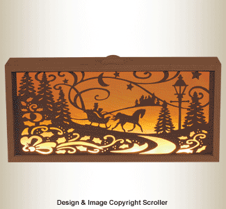 Interchangeable Christmas Panel Light Box Pattern - Downloadable