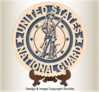 Military Seal & Stand Design (National Guard) Pattern – The Winfield ...