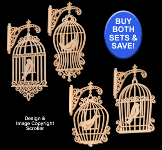 Vintage Birdcage Pattern Sets 1 & 2 [8821 & 8822SC]