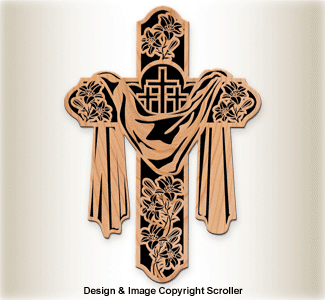 Easter Lily Cross Pattern