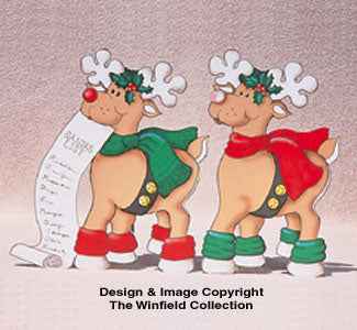 Reindeer Woodcrafting Pattern