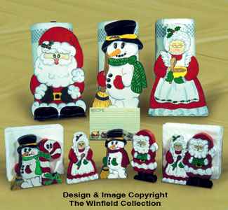 Crazy For Christmas Woodcraft Pattern - The Winfield Collection