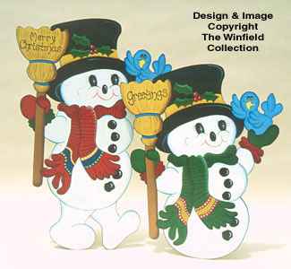 Mr. Chills & Frosty Woodcraft Pattern