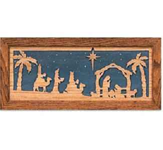 Wall Nativity Pattern