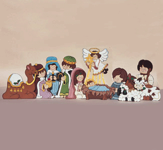 Peace on Earth Nativity Woodcraft Pattern