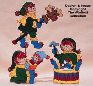 Santa's Elfin Daycare Woodcraft Pattern