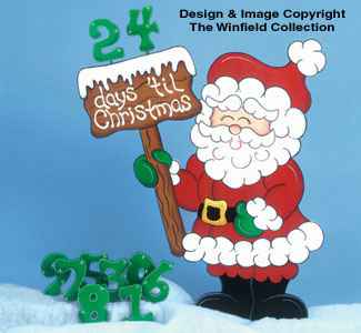 Countdown Santa Woodcraft Pattern