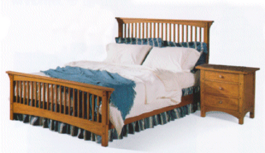 Mission Bed & Nightstand