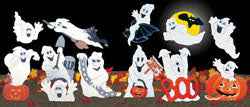 22 Ghoulish Ghosts Woodcraft Pattern