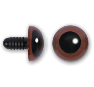 Plastic Eyes - Brown-6mm or .24"[PE*] - The Winfield Collection