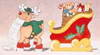 Sleigh & Reindeer Woodcrafting Pattern