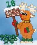 Countdown Rudolph Woodcraft Pattern(F)