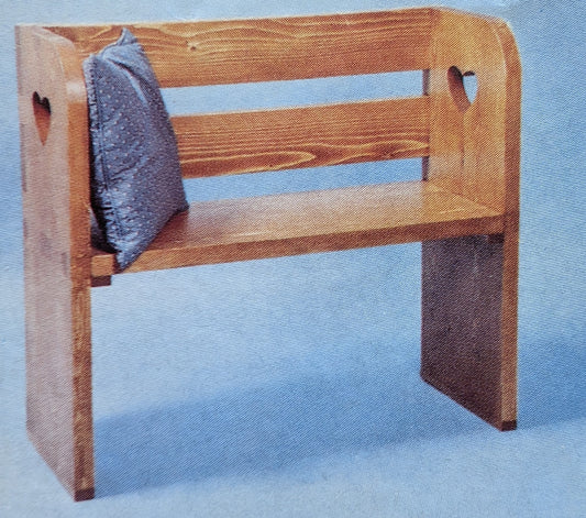 Porch Settle Woodcraft Pattern (F) - The Winfield Collection