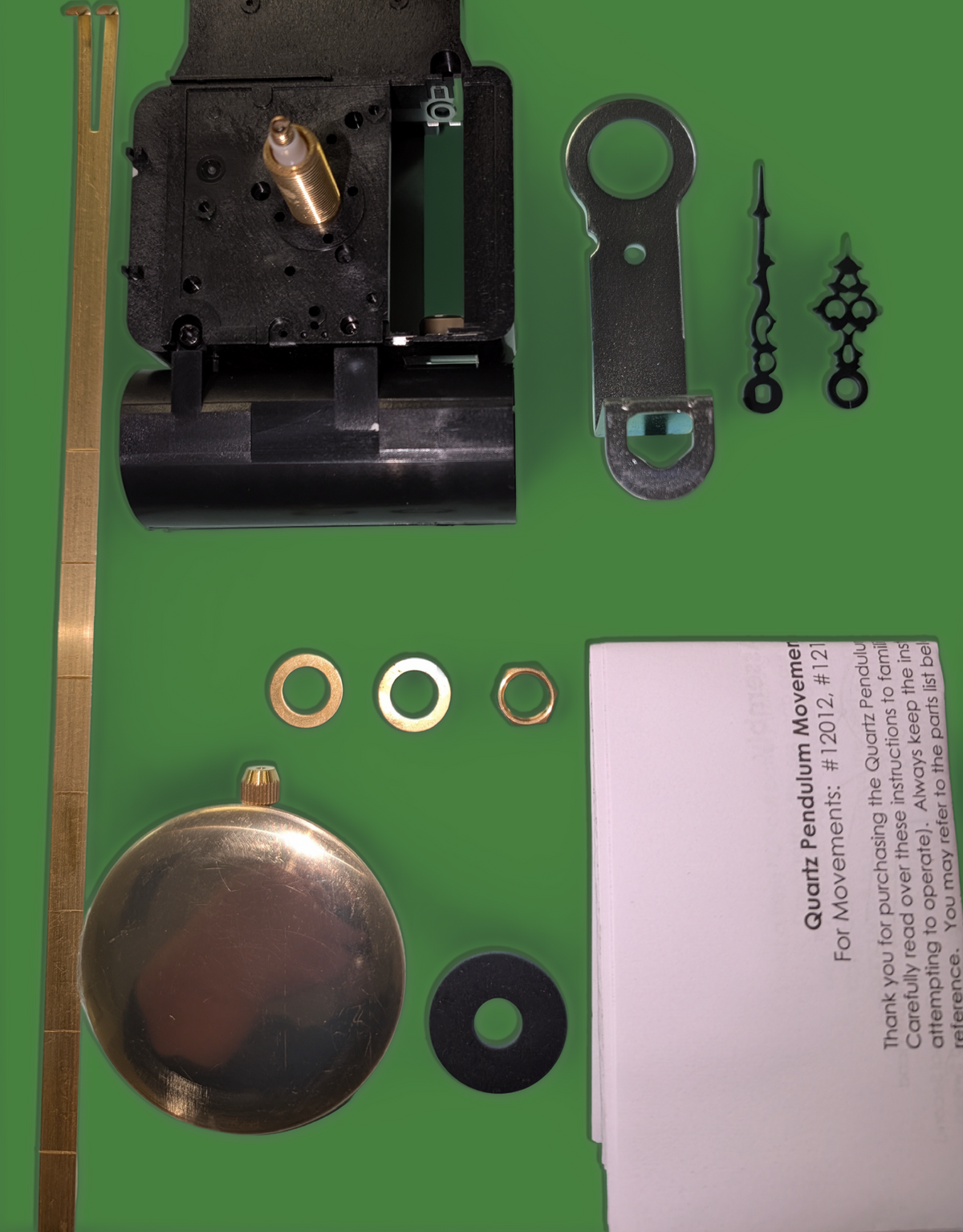 Westminister Movement w/ Chime and Pendulum