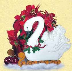 Swan Sleigh Woodcraft Pattern(F)