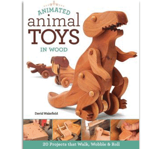 ANIMATED ANIMAL TOYS IN WOOD BOOK