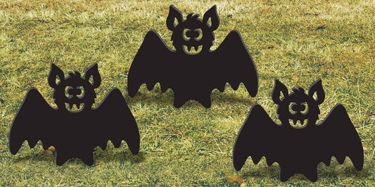 Black Bat Trio All-Weather Outdoor Display