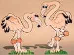 Flamboyant Flamingos Woodcraft Pattern