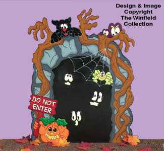 Haunted Train Tunnel Woodcraft Pattern