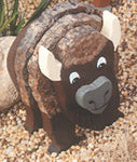 Layered Buffalo Woodcraft Pattern