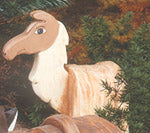 Layered Llama Woodcraft Pattern
