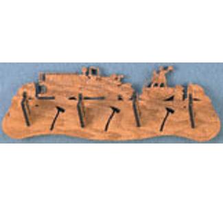 Fire Run Coat Rack Project Pattern - The Winfield Collection