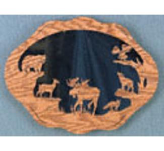 North American Wildlife Mirror Project Pattern