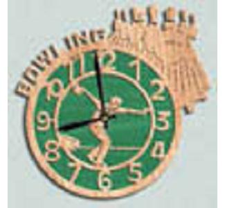 Bowling Clock Project Pattern - The Winfield Collection