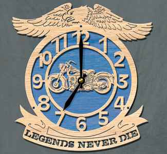 Wall Clock - Legends Cycle