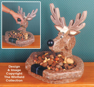 Reindeer Nutcracker/Bowl(F) - The Winfield Collection
