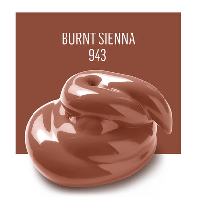 2oz PAINT - FOLK ART BURNT SIENNA  #943