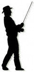 Standing Fisherman Shadow Woodcraft Pattern(F) - The Winfield Collection