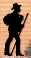 Hiker Shadow Woodcrafting Pattern