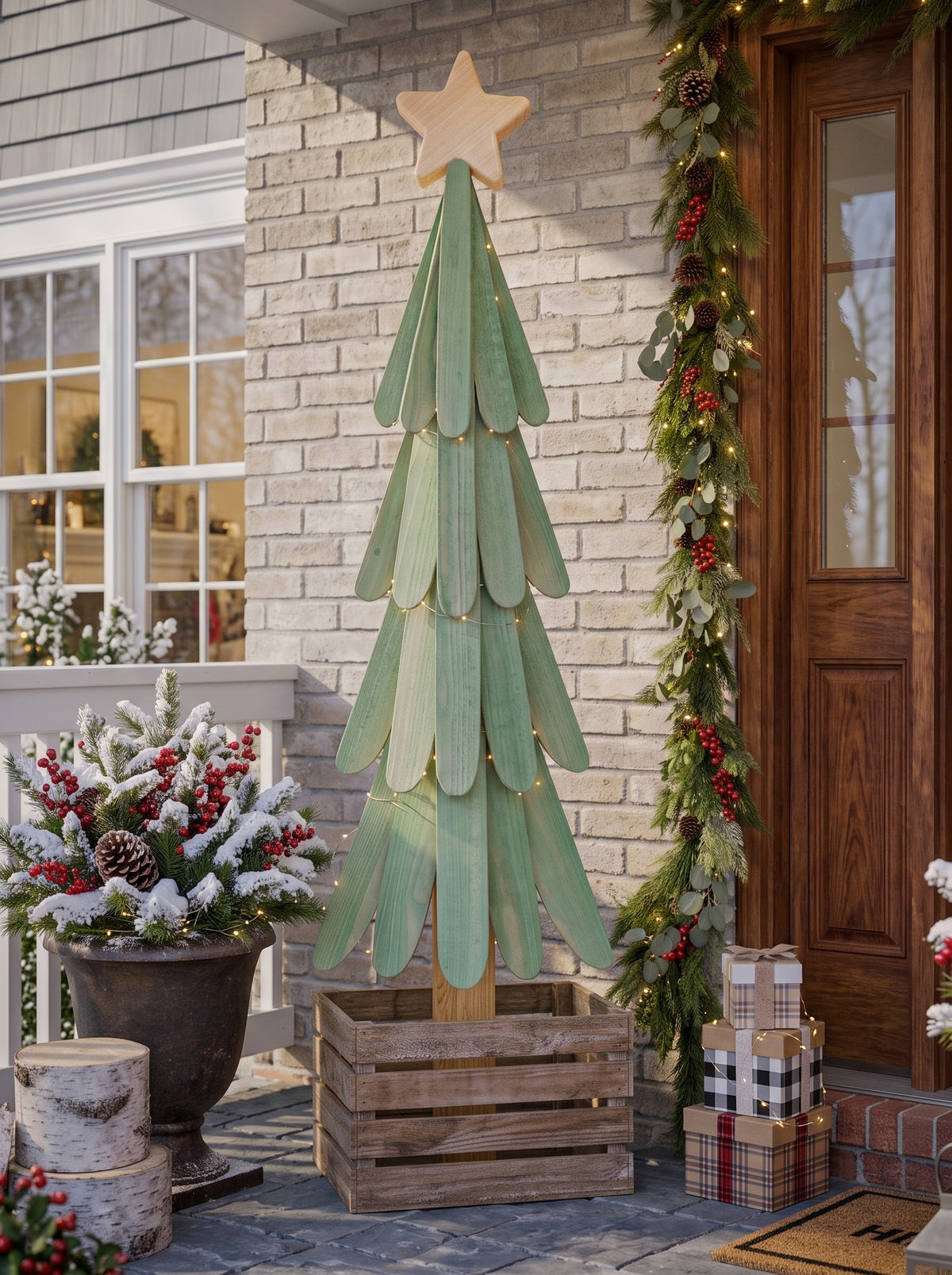 3D Holiday Tree Pattern