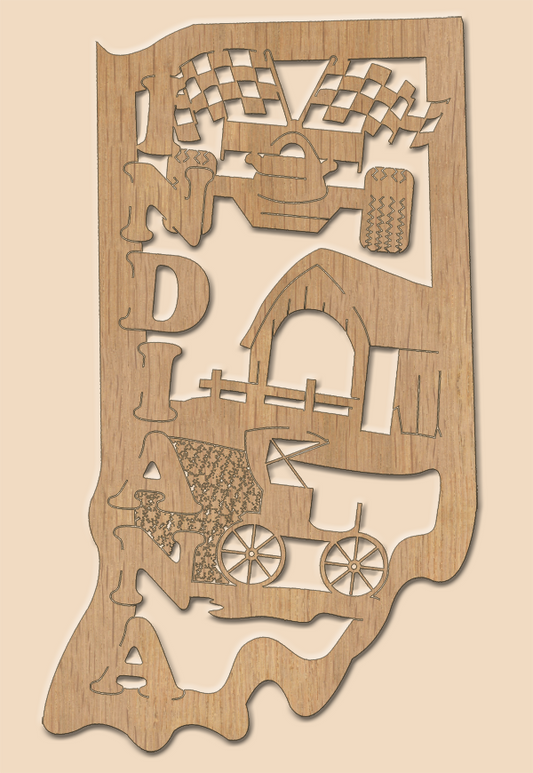 United States Plaques - Indiana
