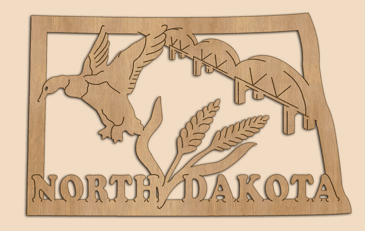 United States Plaques - North Dakota